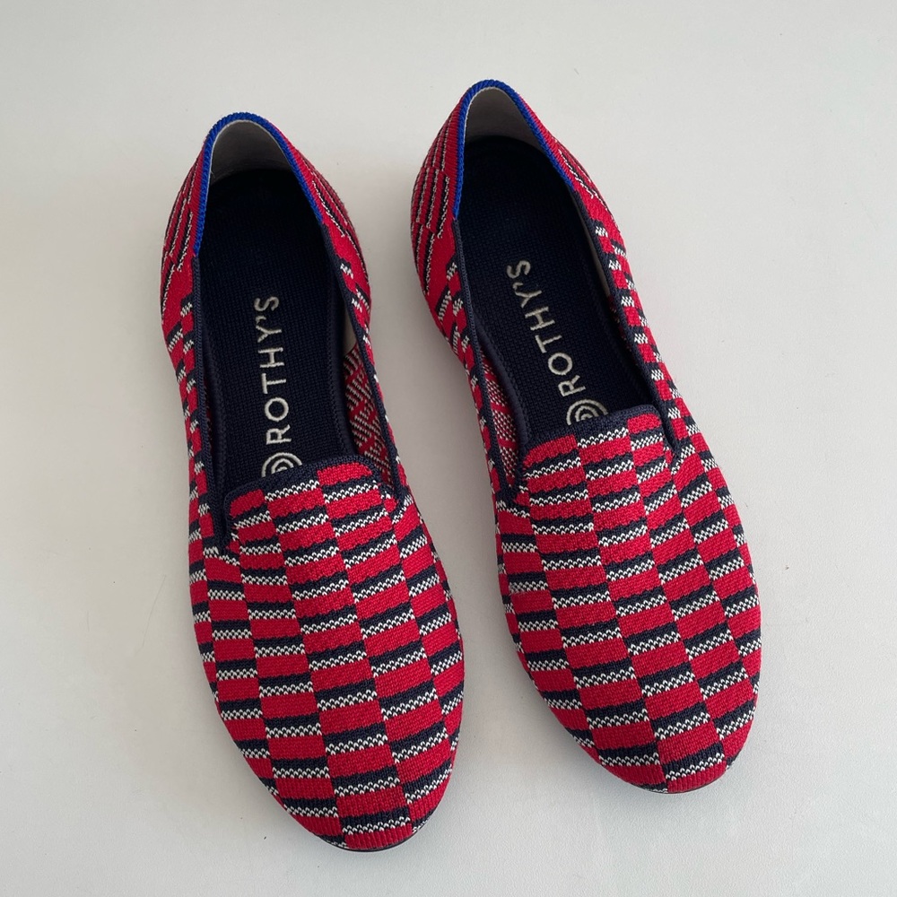 Rothy’s Loafers Red, white and blue